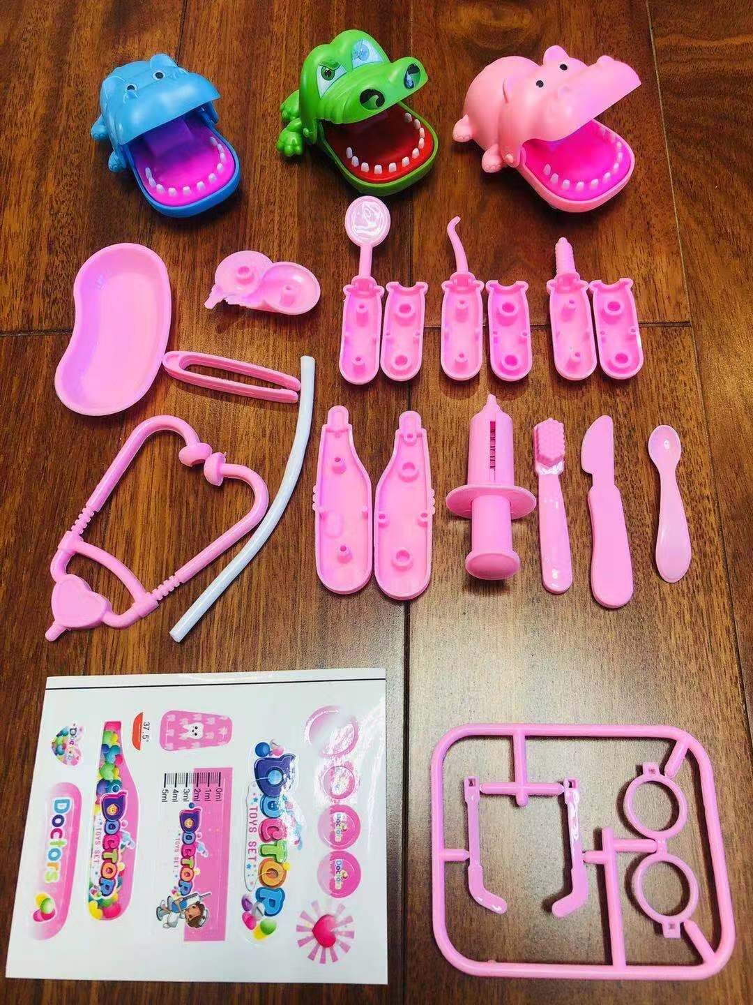 Puzzle crocodile set