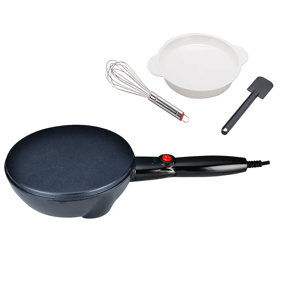 Thuisgebruik Mini Handheld Crêpe Pannenkoek Maker Met 20Cm Non-stick Coating Plaat