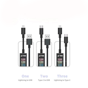 18kinds AV-Line Charging Data Line Detection 1.0m Current for Pad Phone Pod Type C for Android Fast Charge Voltage Brush Tester - Product Image 1