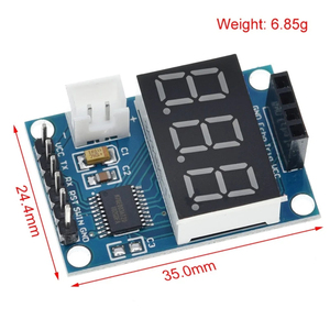 Ultrasonic Distance Measuring Module HC-SR04 Test Version Serial <strong>Output</strong> <strong>Digital</strong> Tube Display Distance Meter