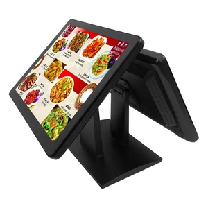 15 Inch Double Side <strong>Monitor</strong> Desktop 10 Point Capacitive Touch Screen <strong>Monitor</strong> for POS - Product Image 1