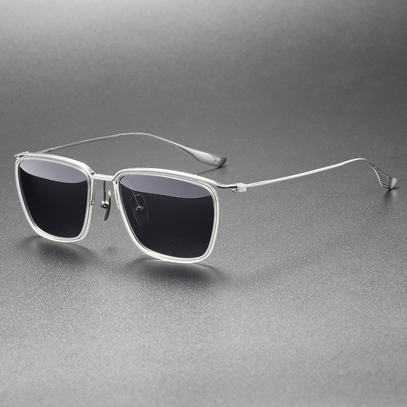 Clear silver+Gradual gray