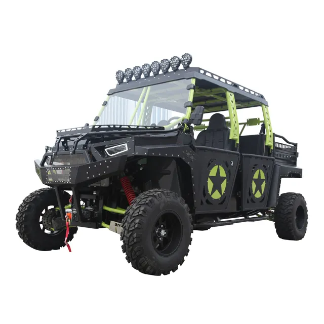 Atacado utv quadriciclo 4x4 1000cc automático gasolina 3 assentos 6 assentos legal de rua 4 rodas buggy eixo de tração UTV