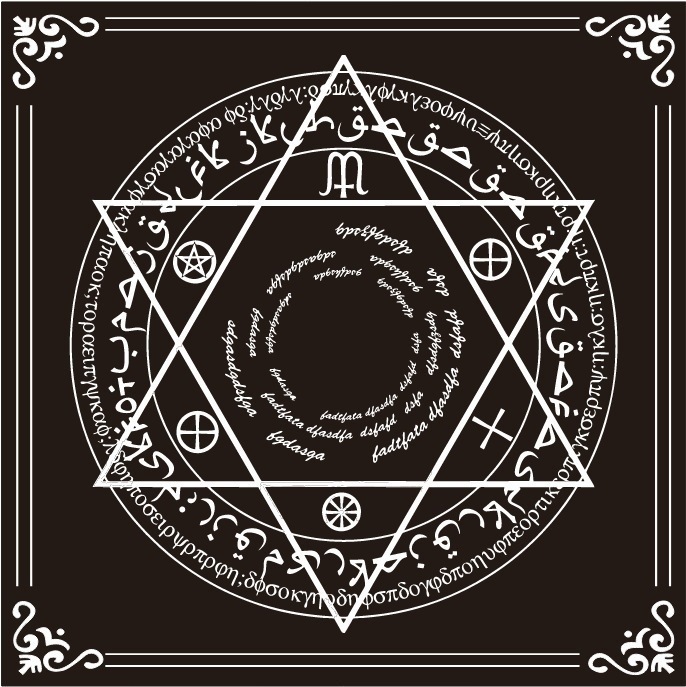 Tarot card spread tablecloth