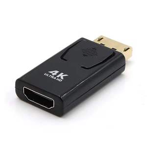 DP to <strong>HDMI</strong> 4K Displayport <strong>Adapter</strong> Male to Female Cable Converter DisplayPort to <strong>HDMI</strong> <strong>Adapter</strong> for PC TV Projector - Product Image 1