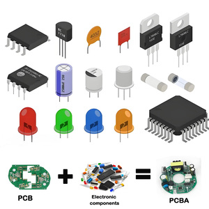 Módulo de sensor de temperatura impermeable de montaje de componentes Pcba con Ds18b20t