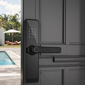 WiFi-fähige digitale Tastatur Elektrischer Code Türschloss-Set Aluminium griff TTlock-Zylinder Digit-Schlüssels chlösser Hergestellt für zu Hause
