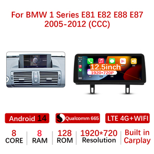 วิทยุติดรถยนต์665แอนดรอยด์14นิ้วสำหรับ BMW 1ชุด E82 E87 E81 8คอร์เครื่องเล่นวิดีโอในรถยนต์ระบบแอนดรอยด์ - Product Image 6