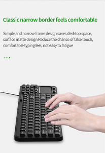 100% Waterproof Dustproof Silicone <strong>Keyboard</strong> for Medical Hospital Industrial Use Durable and Easy to Clean - Product Image 6