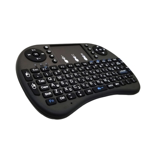 Precio al por mayor hebreo i8 Air Mouse teclado inalámbrico con panel táctil para Android TV Box HTPC/IPTV Mini teclado - Product Image 6