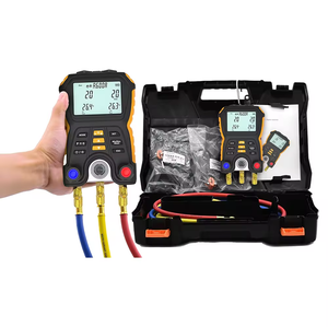 R502 Conjunto de Digital R134a vácuo pressão temperatura vazamento testador manômetros para sistemas de ar condicionado