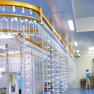 Selbst entwickelter 220-V-Roboter zum automatischen Laden Entladen von Edelstahlstangen-Galvanik-Automatisierung geräten 1 Jahr SPS - Product Image 2