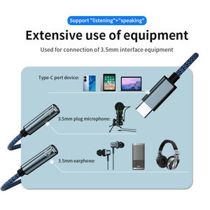 Oem Factory 3.5mm Audio Splitter Cable for <strong>Computer</strong> Jack 3.5mm Male to 2 Female Mic Aux Headset <strong>Adapter</strong> - Product Image 4