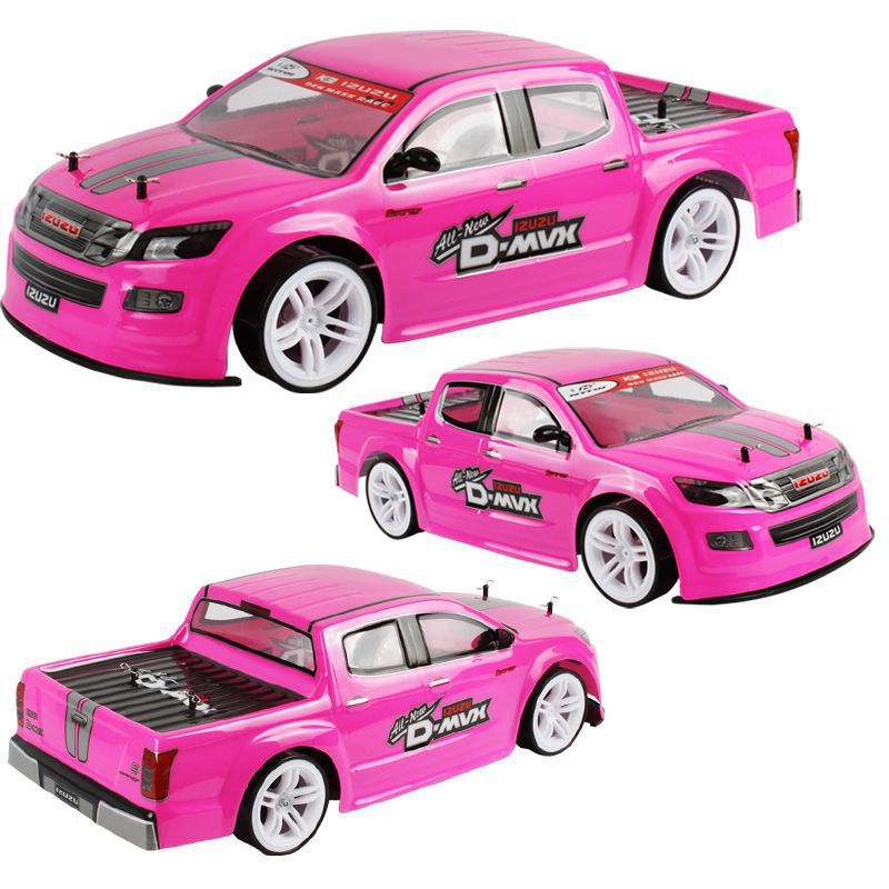 Coche corto rosa