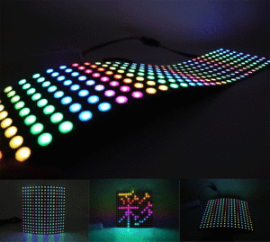Schermo a matrice di pannello Pixel LED 5050 RGB SMD flessibile 8x8 16x16 8x32 modulo Can De individualmente affrontato WS2812 IC DC5V - Product Image 6