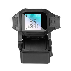 เครื่องติดตาม GPS 4G สำหรับนักโทษป้องกันการงัดแงะป้องกันการตัดข้อมือนาฬิกาอิเล็กทรอนิกส์สำหรับกักบริเวณในบ้าน