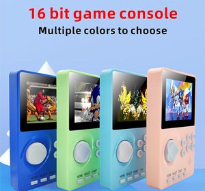 คอนโซลเกมมือถือ R100ใหม่คอนโซลเกม MD มินิ100-in-one คลาสสิกย้อนยุคพร้อมการสื่อสาร Wi-Fi หน้าจอสีมือถือ - Product Image 2