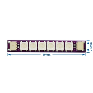 แผงไฟ SW401 4ชิ้นต่อขยายไฟ5V แผงไฟ LED สีสันสดใสสำหรับโดรนบังคับ F722S - Product Image 4
