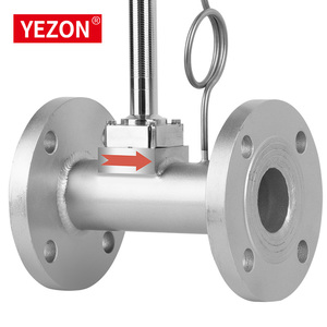 PL123 מקורבות דיגיטלי 304SS נירוסטה מד זרימת מערבולת גבוהה טמפרטורת פיצוי לחץ משולב Flowmeter מערבולת - Product Image 5