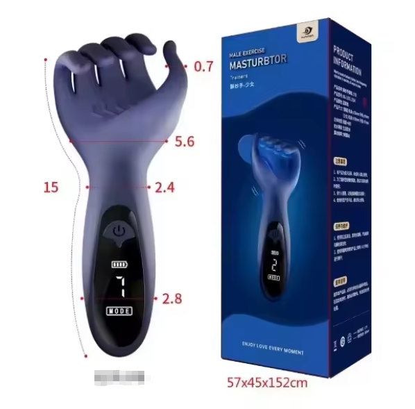 Main droite de grande taille