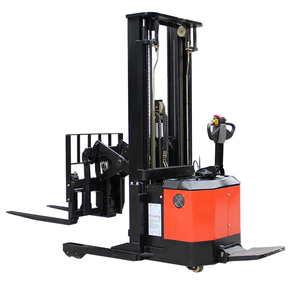 HELI istifleyici 1.5Ton 4M 5M 6M ulaşmak istifleyici tek derin makas lityum pil ile güç ulaşmak için kamyon Forklift konteyner - Product Image 5