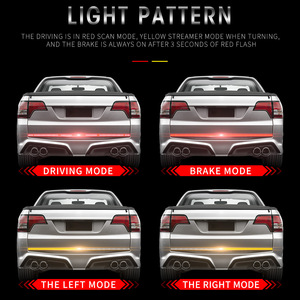 สัญญาณไฟเลี้ยว LED สีเหลืองสำหรับรถกระบะไฟ LED สีแดงใช้สำหรับสแกนไฟเบรค LED แถบไฟท้าย100ซม. 150ซม. - Product Image 3