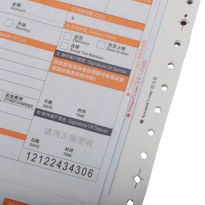 Оптовая продажа, таможенная Обложка-фактура, Книжная печать, безуглеродная бумага, дублирующая копия чекового счета, регистраторская книга для гостя - Product Image 5