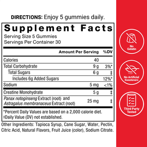 Power <strong>Berry</strong> <strong>Blast</strong>: Mixed <strong>Berry</strong> Creatine Gummies for Enhanced Performance &amp; Muscle Recovery! - Product Image 3
