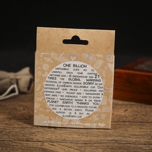 <strong>Custom</strong> Printed Kraft Paper Hanger Tab Tuck End Product <strong>Box</strong> <strong>with</strong> Die Cut <strong>Window</strong> <strong>Display</strong> Usage - Product Image 5