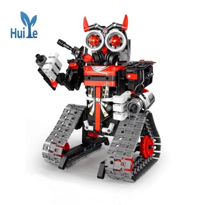 Huiye 4 Channel Kids 3 in 1 Diy <strong>Assemble</strong> Rc Car Deformation Building Block Remote Control Stunt <strong>Programming</strong> Toys Robots for Kids - Product Image 1