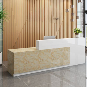 厂家直销可定制公司前台桌子办公室小型接待收银台 - Product Image 3