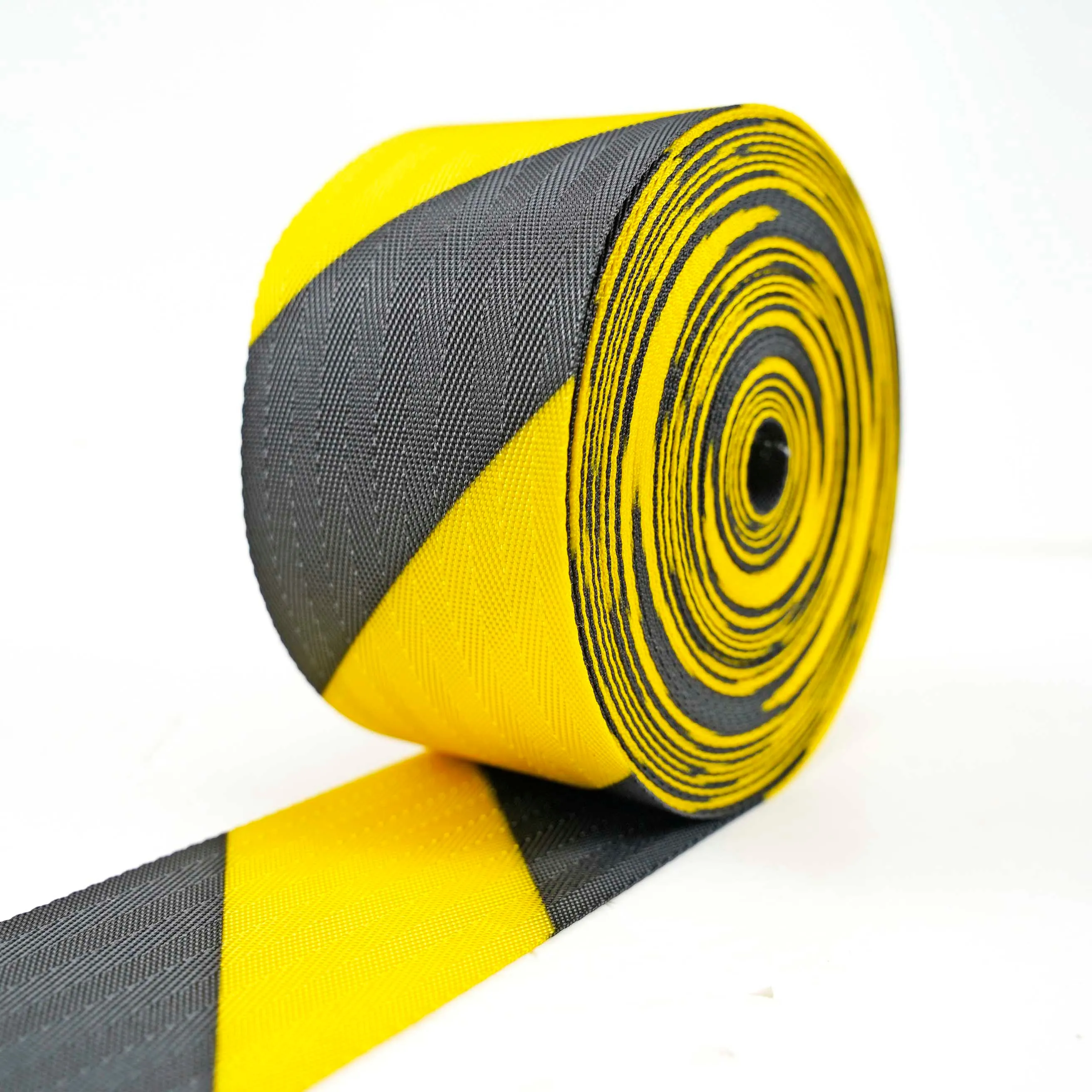 High Quality Abrasion Resistant Herringbone Pattern Polyester Webbing For Isolation Zone