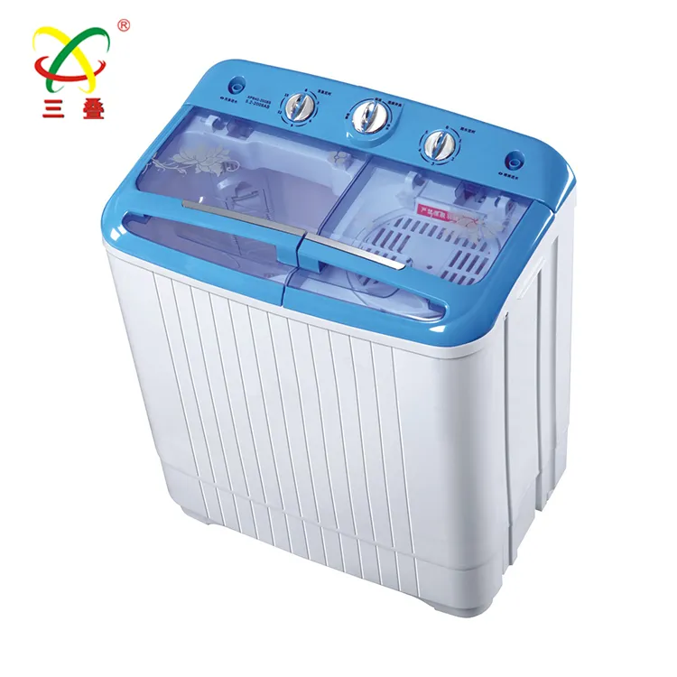 4kg जुड़वां-टब सफेद गर्म बिक्री वॉशिंग मशीन/पसंदीदा 2-7kg एकल/जुड़वां टब मिनी पोर्टेबल कपड़े धोने की मशीन