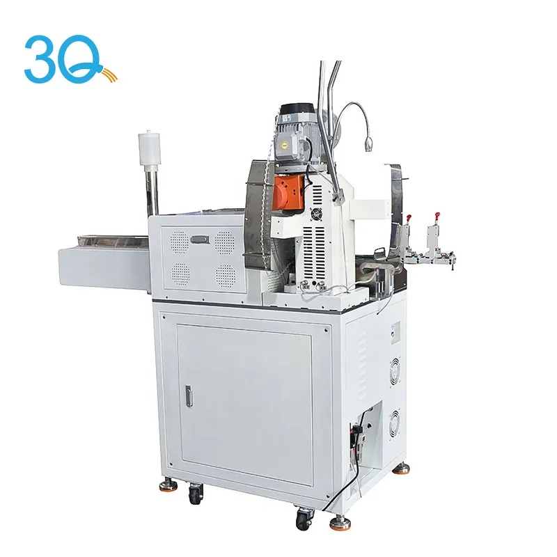 3Q-máquina de prensado de corte de alambre, completamente automática, torsión, tinning, un cabezal, dip, hojalata, terminal de prensado