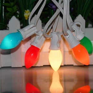 <strong>C</strong> type Festival <strong>String</strong> Light With Dorecation Gutter Clip Or Stake Lighting <strong>String</strong> with Fused Plug - Product Image 3