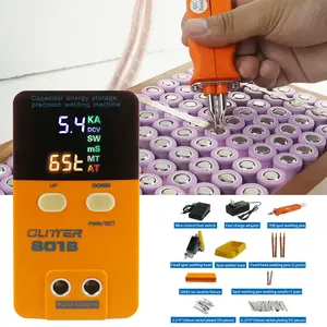 801B便携式小型点焊机，带11.6kw发光二极管数字显示，易于操作的存储电容电池点焊机 - Product Image 5