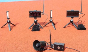 Speedtech CS-003 all'ingrosso Display conto alla rovescia a LED per esterni portatile senza fili cronometro a 4 cifre Timer Fitness digitale con telecomando - Product Image 6