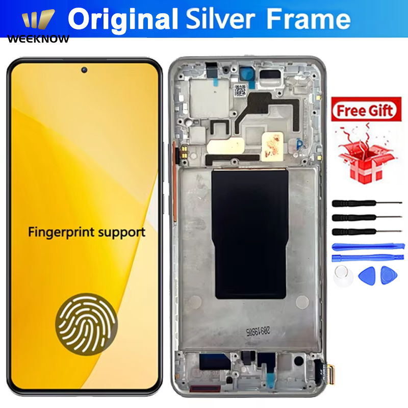 For Mi 12T Pro Original With Silver Frame