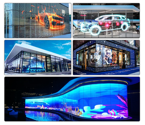 P3.91 P7.81 Envisual <strong>Led</strong> Mesh IndoorTransparent Display Screen 1000mmx1000mm HD China 3500 Nits , <strong>Led</strong> Video Wall - Product Image 4