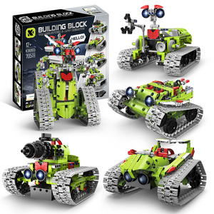 5-in-1 Elektro-Baustein-Set für Science Education Model APP Fernbedienung Programmierung Robot Science Engineering Toy - Product Image 1