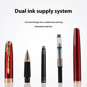 Delaiwen 9122 el işi kaligrafi seti Bent Nib paslanmaz çelik düzenli koşu komut için dolma kalem 0.5mm yazma genişliği - Product Image 5