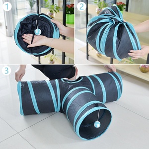 3 Way Cat Tunnel Cat Toy Tube with Storage Bag <strong>Catnip</strong> Toy for Large Cat Dog Indoor/outdoor <strong>Use</strong> - Product Image 5