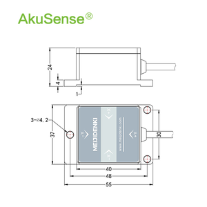 Inclinómetro de sensor de inclinación analógico de dos ejes para medición de ángulo de puente, fabricante chino - Product Image 5