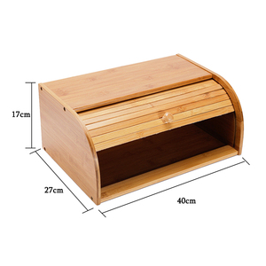 Yuvarlak emaye kutusu Modern büyük Retro çift katmanlı dekoratif kutuları özelleştirilebilir bakır renk küçük bambu ekmek kutusu - Product Image 1