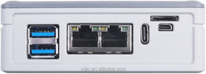 Mini Router con modulo di calcolo Raspberry Pi 4, Dual Gigabit Ethernet NICs,4GB RAM 32GB eMMC con custodia per dissipatore di calore in alluminio - Product Image 5