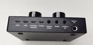 プロの音楽スタジオ機器 USB オーディオ インターフェイス レコーディング スタジオ用録音サウンド カード - Product Image 3