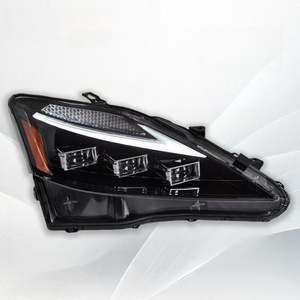ไฟเลนส์ LED อุปกรณ์ตกแต่งรถยนต์สำหรับ Lexus IS250 IS300 06-12ชุดประกอบไฟหน้ารถดัดแปลงสัญญาณเลี้ยวสำหรับวิ่งกลางวัน - Product Image 1