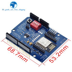TZT ESP8266 ESP-12E UART WIFI kablosuz kalkan geliştirme kurulu Arduino UNO için R3 devre kartları modülleri bir