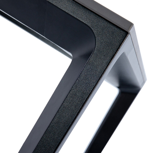 Luxury Dining Room Rectangle Aluminum Alloy Rectangle Dining <strong>Table</strong> with 4 Legs - Product Image 5