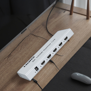 8K HD HDTV <strong>Splitter</strong> Converter with 2.<strong>1</strong> Amplifier <strong>1</strong> in 4 Out Display for DVD &amp; PS Video <strong>Splitters</strong> &amp; Converters - Product Image 4